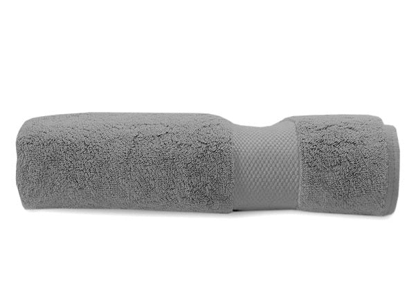 Shop Personalized Cotton Grey Bath Sheet | Karpasa London