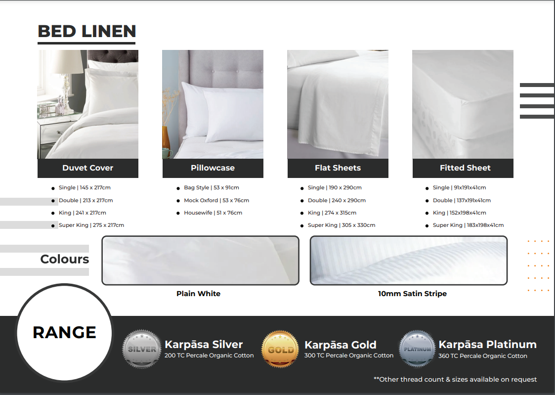 Organic Cotton Bed linen for eczema patients