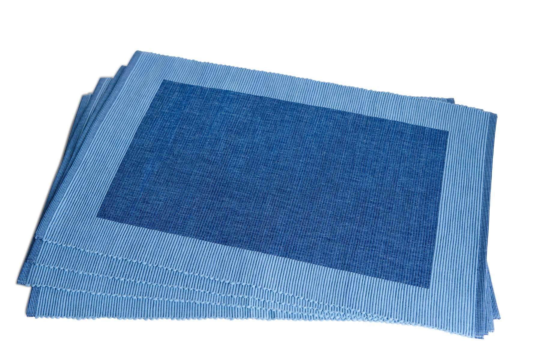 Buy Organic Cotton Navy Blue Placemats Online Karpasa London