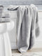 luxury bath towel grey