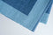 Cotton blue Table Runner - corner view