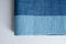 Organic cotton handmade blue table runner