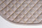 Pure cotton quilted placemat - corner view