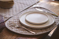 100% Cotton round placemats for dinning table