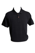 Cotton black polo T-Shirt for men  